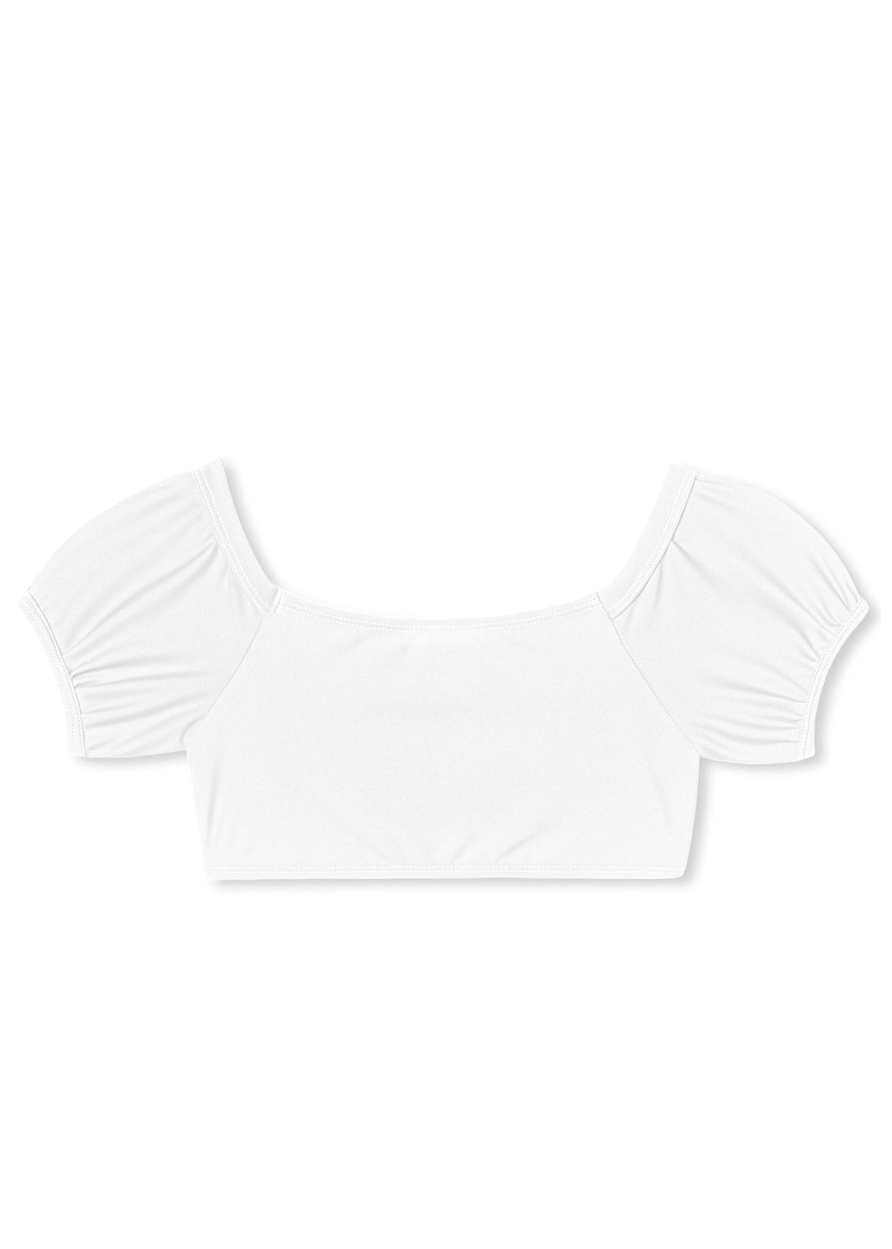 White Puff Sleeve Top Stella Cove