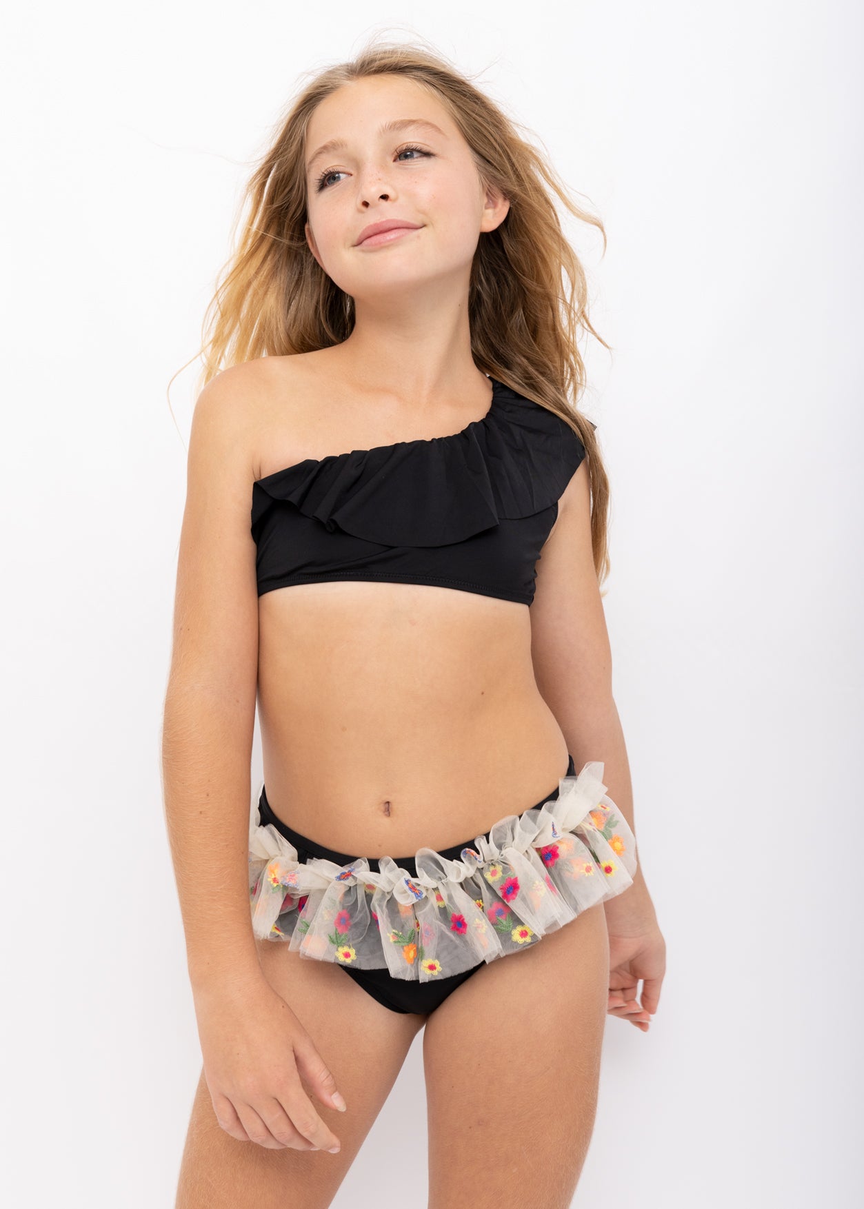 tween girls swimsuit  m.shein.com