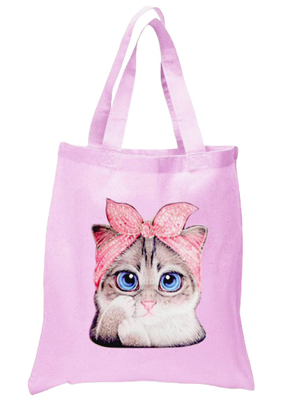 beach bag with cat