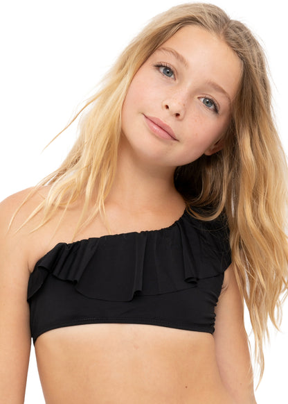 black one shoulder bikini for girl