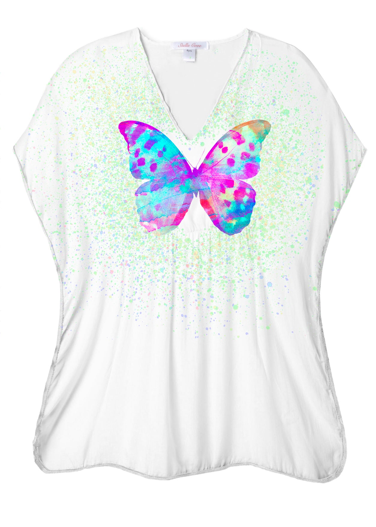 butterfly print cover ups for girls