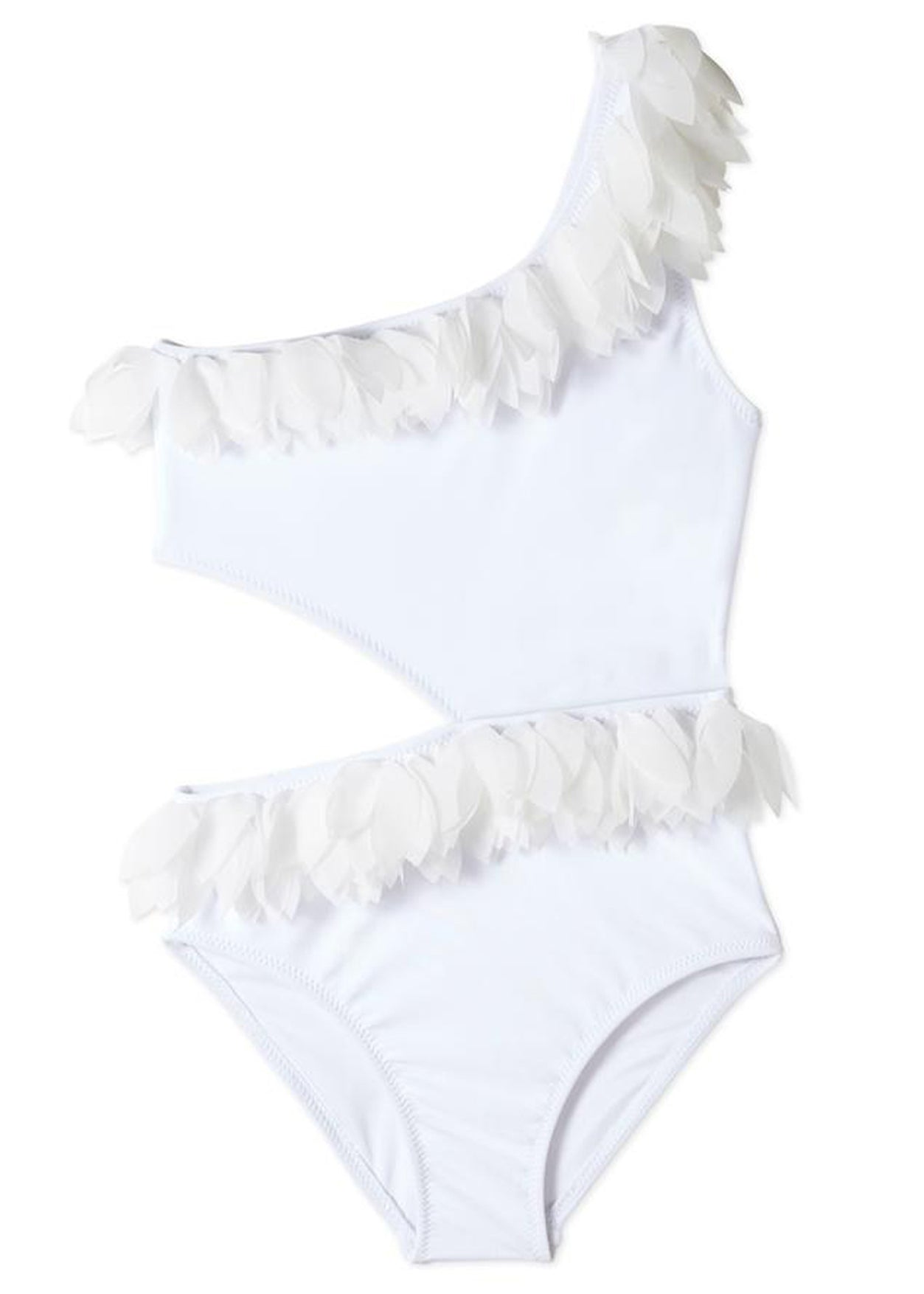 cute white bathing suit for girls