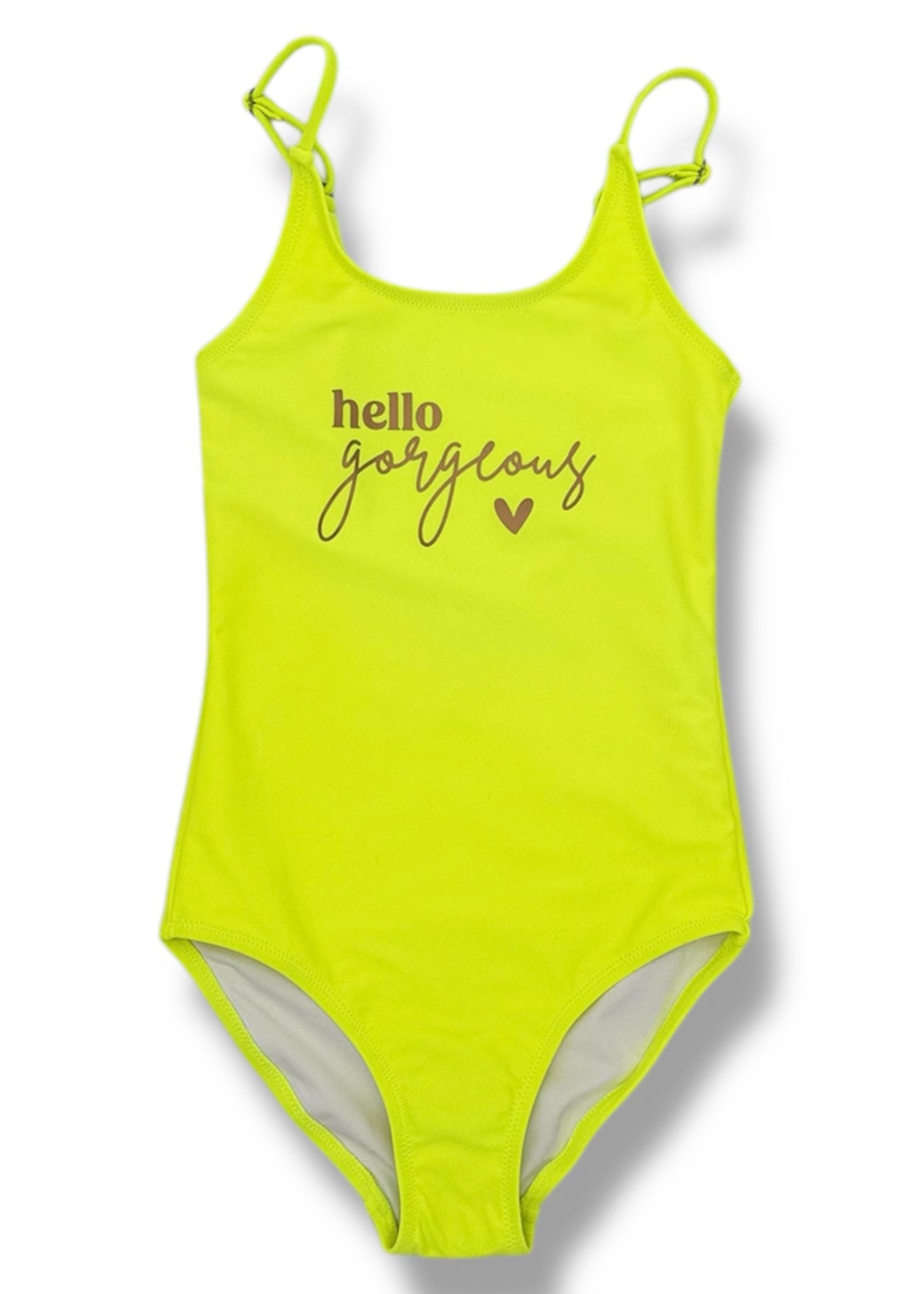 Hello Gorgeous Neon Yellow Swimsuit