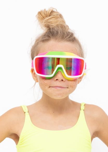 hot pink swimming goggles for girls