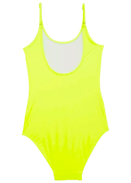 Neon Yellow Swimsuit with Sequins for Girls – Stella Cove