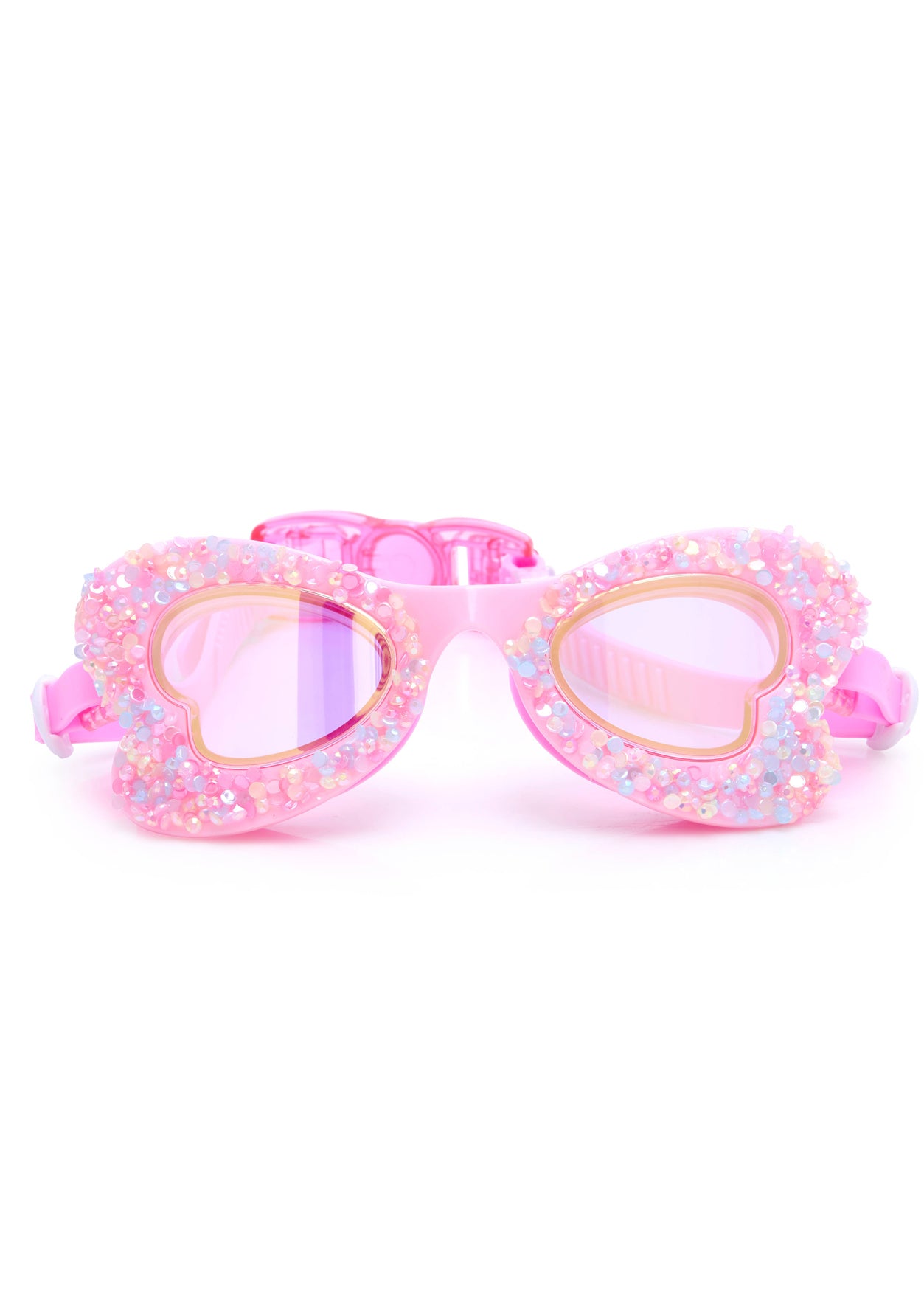 pink butterfly swim goggles for girls