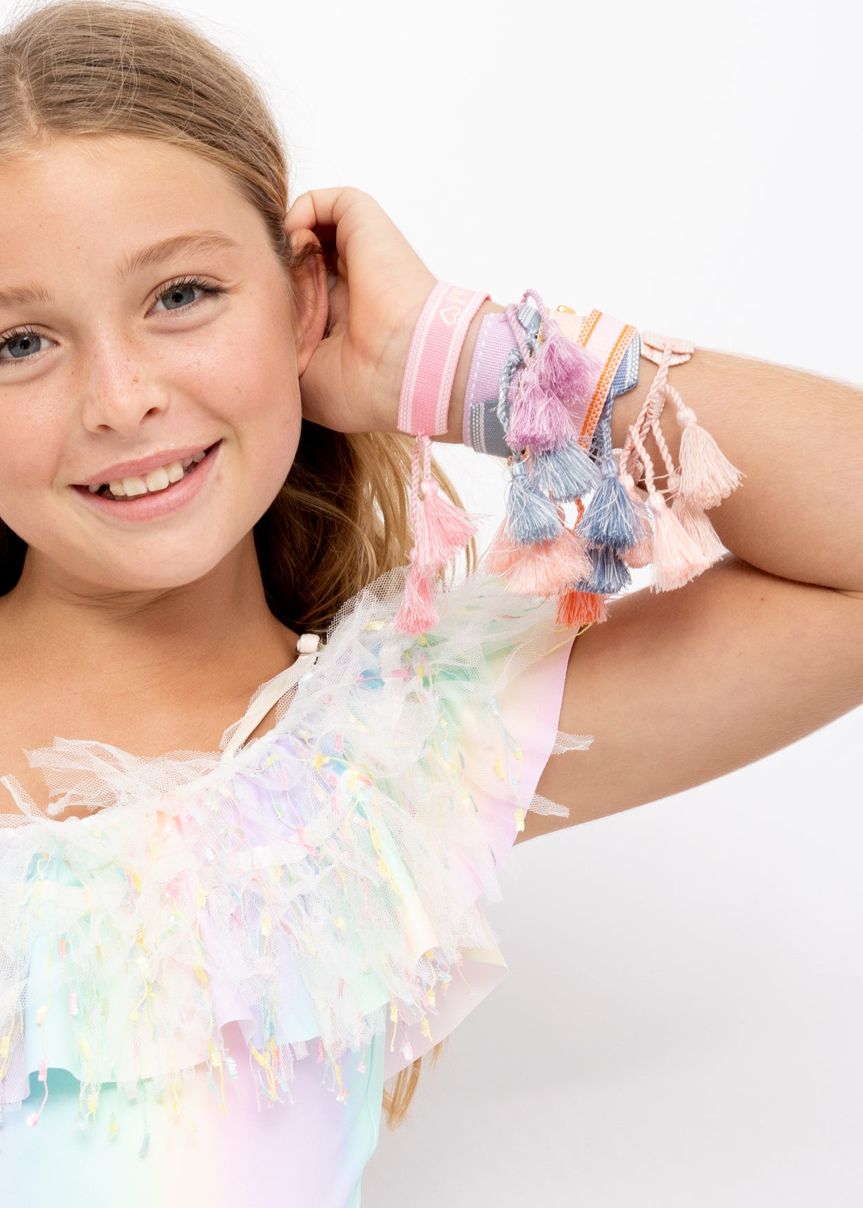 pink friendship bracelets for tween girls