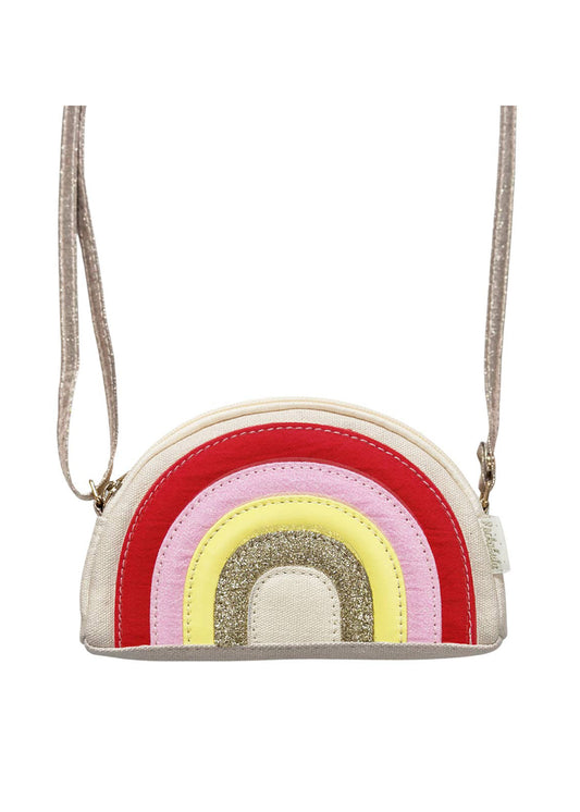 rainbow beach bag for girls