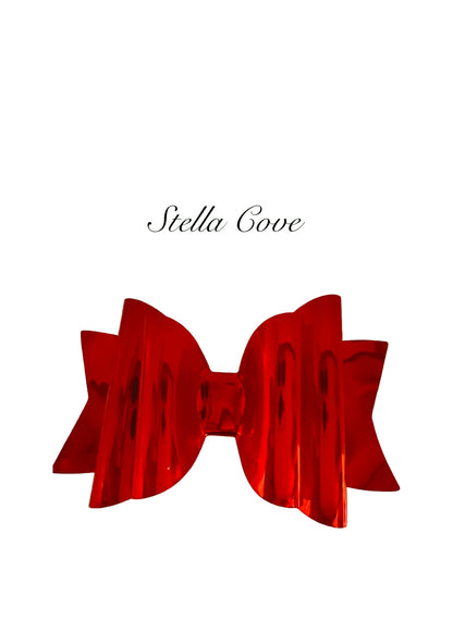 Summer Princess Red Jelly Hair Bow